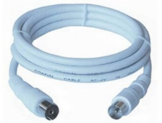 PREMIUMCORD TV kabel anténní propojovací 20m (koaxiální, M/F, 75 Ohm)