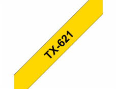 BROTHER TX621 Black On Yellow Tape (9mm)