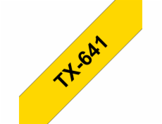 BROTHER TX641 Blue On Yellow Tape (18mm)