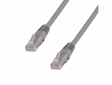 Patch cord UTP Cat 6 šedý 3m