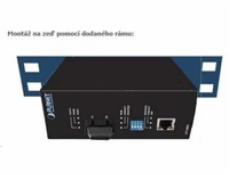 Planet ISW-511T, 4x 10/100Base-TX+ 1x 100FX 2km, MM, DIN, IP30, -40~75°C