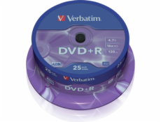 DVD + R 4,7 GB 16x 25SP VERBATIM