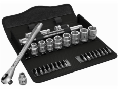 WERA 8100 SC 7 Zyklop Metal ratchet set push-through square