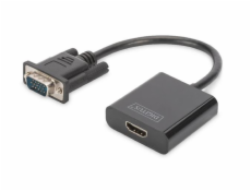 DIGITUS VGA to HDMI Konverter a Audio Full HD 15 cm