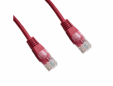 Patch cord UTP Cat 6 3m červený