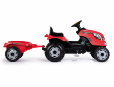 Smoby šliapací traktor GM Bull cervený s vlekom