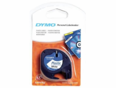 Dymo Letratag Band Plastova biela 12 mm x 4m
