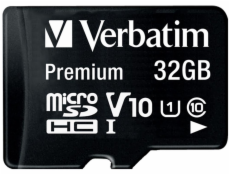 Verbatim microSDHC          32GB Class 10 UHS-I incl adapter