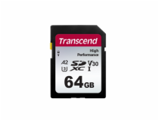 Transcend SDXC 330S         64GB Class 10 UHS-I U3 A2