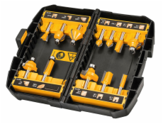 DeWALT DT90016, 12 kusů, Sada fréz 