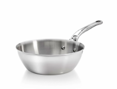 De Buyer Affinity Sauté Pan Stainless Steel curved  24 cm