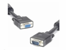 PREMIUMCORD Kabel VGA prodlužovací 5m (HD15M/F, dvojité stínění, feritová jádra)