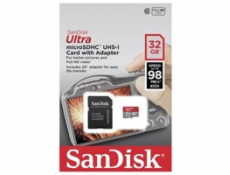 SanDisk Ultra microSDHC     32GB 120MB/s.Adapt.SDSQUA4-032G-GN6IA