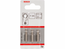 Bosch 3pcs. Screwdriver Bits T25 XH 25mm