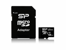 Silicon Power Elite UHS-I   64GB microSDXC Ad. SP064GBSTHBU1V10SP