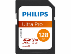 Philips SDXC karta 128GB Class 10 UHS-I U3 V30 A1