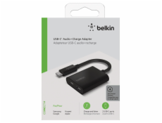 Belkin RockStar Connect USB-C Audio + Charge adapter black