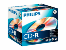 1x10 Philips CD-R 80Min 700MB 52x JC