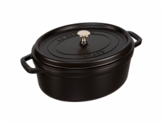 Staub La Cocotte 31cm oval, cierna