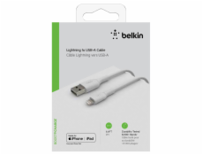 Belkin Lightning Lade/Sync kabel 2m, PVC, biele,mfi certifikovane