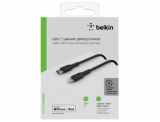 Belkin Lightning/USB-C kabel 1m PVC, mfi zertifiziert, cierna