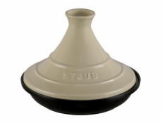 Staub Tajine 20cm rund cream, Gusseisen