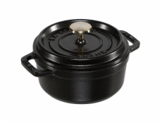 Staub Cocotte 12cm rund cierna; Gusseisen