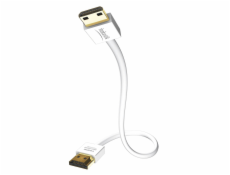 in-akustik High Speed HDMI cable w. Ethernet Prem XS 3,0m white