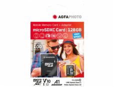 AgfaPhoto MicroSDXC UHS-I  128GB High Speed Class 10 U1 V10