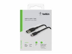 Belkin USB-C/USB-A Cable 2m braided, black CAB002bt2MBK