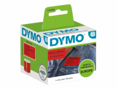 Dymo Coloured Labels 54 x 101 mm 220 pcs black red