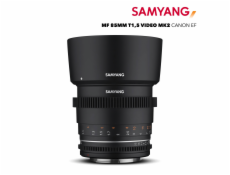 Samyang MF 85mm T1,5 VDSLR MK2 Canon EF