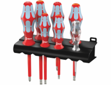 Wera 3160 i/7 Screwdriver Set Stainless Steel + Rack