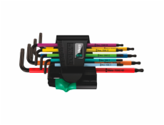 Wera 967/9 TX BO Multicolour 1 L-Key Set for TORX, BlackLaser