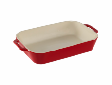 Staub Oval Dish Ceramic, Cherry Red, 34x24cm