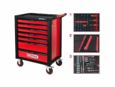 KS Tools RACINGline BLACK/RED Tool Box w. 7 Drawers 215 Tools