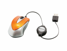 Verbatim Go Mini Optical Travel Mouse Volcanic Orange