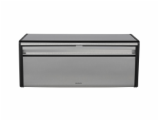 Brabantia Fall Front Bread Bin Square Front Matt Steel