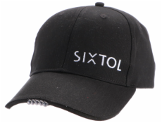 Kšiltovka s LED světlem B-CAP 25lm, nabíjecí, USB, univerzální velikost, černá SIXTOL