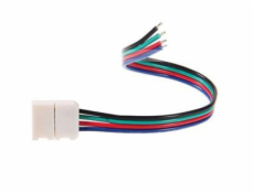 Napájací konektor pre RGB pásku 10mm - jednostranný 