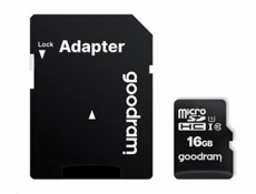 GOODRAM microSDHC           16GB Class 10 UHS-I + adapter