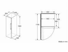 Bosch KSV36VLDP chladnička