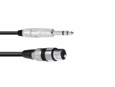 Omnitronic adapter cable 2,0 m XLR(F)/6,3mm Jack Plug black
