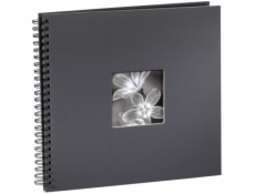 Hama  Fine Art  Spiral grey 36x32 50 black pages     94874