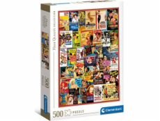 Puzzle 35097 Clementoni Romantika na plagátoch koláž