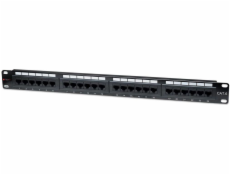 Techly 1U UTP 24xR J45 Cat.6 patch panel