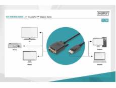 Digitus DisplayPort Adapterkabel 2m