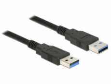 Delock Kabel USB 3.0 Typ-A samec > USB 3.0 Typ-A samec 1,5 m černý