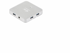 i-tec USB HUB METAL/ 7 portů/ USB 3.0/ napájecí adaptér/ propojovací kabel 90cm/ kovový