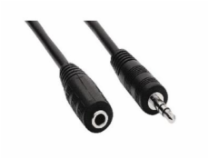 Kabel prodlužovací Jack 3,5(M) - Jack(F), 5m